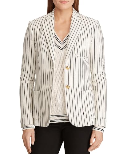 Lauren Ralph Lauren Striped Knit Blazer
